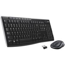 Logitech Juhtmevaba komplekt MK270 920-004509, 10m, 111 nuppu, 8 multimeedia nuppu, pritsmeidule