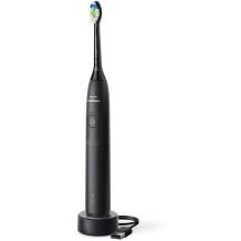 Philips электрическая зубная щетка HX7101/01 2 скорости, 62000 движений/мин, 21 день работы от аккумулятора, черная