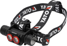 Uzlādējams galvas lukturis ar 3000 lm gaismas plūsmu YT-085943 YATO