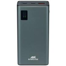 Rivacase Power Bank VA1022, 20000 мАч, 22.5W, ЖК индикатор, металлический корпус, SCP, PD, QC3.0