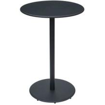 Baro stalas terasai balkonui kavinei ir poilsio zonai Ø60x90cm metalas juodas 9152430 BESK