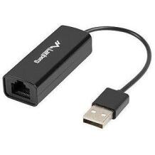 Lanberg Võrgukaart NC-0100-01, 1xRJ45 100MB, USB 2.0, 1x10/100 Mbit/s, WoL, Plug and Play