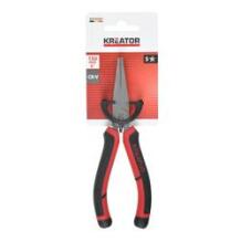 Plokščiosios replės 165mm KREATOR KRTH60901, žandikaulio gylis 48mm, darbinis plotis 38mm