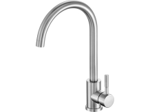 Virtuves jaucējkrāns Steely, FALA, 75716, nerūsējošais tērauds, 360° rotācija, 37 cm augstums