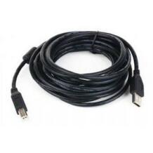 Gembird USB 2.0 kabelis AM-BM 1.8m, 30u auksu padengti kontaktai, ferīta branduolys