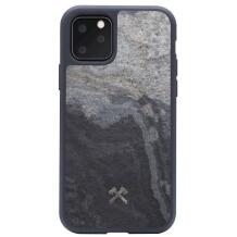 Woodcessories Stone Edition iPhone 11 Pro Max, STO063, 1mm, 6.5 collu, pelēks, triecienizturīgs rāmis, bezvadu uzlāde