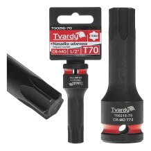 TORX Impact Socket 1/2" T70 CR-MO Tvardy T00216-70