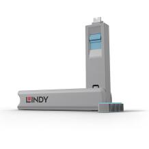 Lindy USB Type C блокиратор порта 40465, 4 шт., синий