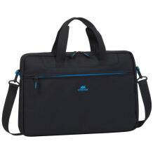 Rivacase Чехол 8037BLACK, 15.6", 55mm, 470g, полиэстер, плечевой ремень, передний карман