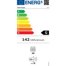 Caso veinikülmik WineChef Pro 40 00773, 40 pudelit, 70 W, 5-20 °C, kompressoritehnoloogia, WiFi Smart Control