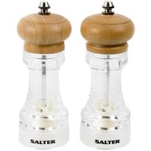 Salter Pipirų malūnai 7607 WDXR, 168mm, 71mm, keramika, mechaninė, reguliuojamas malimas, 2 malūnai