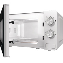 Eraldiseisev mikrolaineahi igapäevase toidu kiireks valmistamiseks 17 L mahutavusega 700 W võimsusega ja valge disainiga MO17E1W Gorenje
