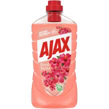 Ajax универсальное чистящее средство 1336711, 1л, эффективно очищает, уничтожает бактерии, цветочный аромат