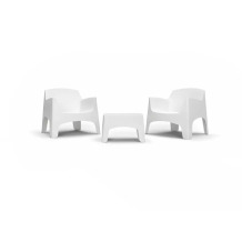 Dārza mēbeļu komplekts Set Ibiza Terrace balts BICA 16221