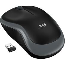 Logitech USB optiline hiir M185 910-002238, 1000DPI, 2 nuppu, 1 AA aku, Nano vastuvõtja, värv: hall