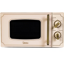 Brīvi stāvoša mikroviļņu krāsns ar 700 W jaudu Krēmkrāsa MM720CJ7 Midea