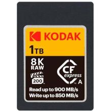 Kodak CFexpress Type A 1 Tb EKMCFXA1TK, 1000GB, 900MB/s, 850MB/s, VPG 200, A tüüpi CFexpress