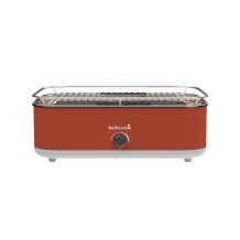 Barbecook E-Carlo elektriskais galda grils balkonam un terasei 2500W 3 sildīšanas līmeņi 38.5x28.5cm BC-ELE-1001 Barbecook Red