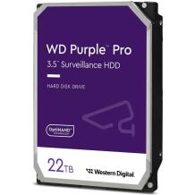 Western Digital HDD WD221PURP 22TB, 7200 RPM, 512 MB, SATA III, 550 TB/a, 3.5", 24/7 töö, JBOD