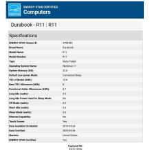 Durabook Patvarus planšetinis kompiuteris R11 R1G1Q2DEBAXX, 11.6", 1920 x 1080, Intel Core i5-1235U, 16 GB, 256 GB, 4G LTE, GPS