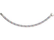 Savienojuma šļūtene, FALA, 71841, 400mm, 1/2" F x M10x1, nerūsējošais tērauds, EPDM gumija