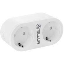 Tellur viedā kontakligzda TLL331061, 16A, 2400W, 2 x Schuko neatkarīga vadība
