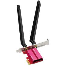 Mercusys BE9300 WiFi 7 Bluetooth 5.4 PCIe adapter MA47BE, 5765 Mbps, 2.4 GHz, 5 GHz, 6 GHz, PCI Express, WPA3-SAE
