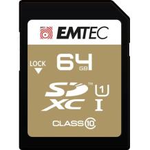 Emtec Mälukaart ECMSD64GXC10GP, 64GB, 90MB/s, 20MB/s, UHS-I U1, kuldne