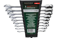 Kombinēto uzgriežņu atslēgu komplekts, Rockforce, RF-51092, 8-19mm, 9 priekšmeti
