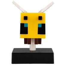 Paladone Minecraft Mesilase Ikon Valgus PP16018MCFID, 11cm, 2xAAA, LED, Laual, Kollane/Must