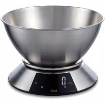 Eldom Кухонные весы Ideal IK3701, 5кг, 1г, 1.8л чаша, автоматическая калибровка, функция тарирования, ЖК-дисплей