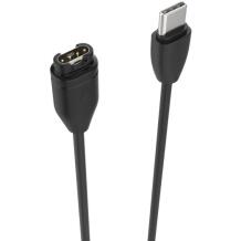Fixed USB-C uzlādes kabelis Garmin Fenix 5/6/7/7X, Epix, Venu 2/3, Vívoactive 3/4/5 FIXDW-796-C, melns, 0.07kg