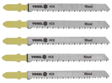 Zāģa asmeņu komplekts, BOSCH, 27810, 5 gab., 75 mm, HCS tērauds