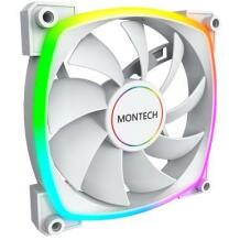 Montech Datora korpuss ventilators AX140PWMWHITE, 140mm, 540-1760RPM, 27.9dB, Rifle bearing, 4-pin, 5V 3-pin RGB