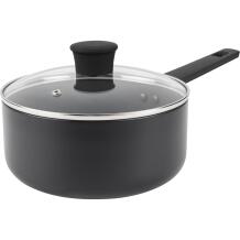 Russell Hobbs Kastrul RH028412EU7, 20cm, 1l, must, alumiinium, mitte kleepuv, kaanega, Shield, sobib kõikidele pliitidele
