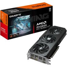 Gigabyte Видеокарта GV-R9060XTGAMING OC-16GD 16GB GDDR6, 128bit, PCI-E 5.0, 3320 MHz, 2 x DisplayPort, 1 x HDMI