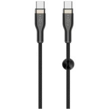 Fixed USB-C kaabel FIXDB-CC12-BK, 1.2m, 100W, USB Power Delivery, 480 Mbps, metallühendused