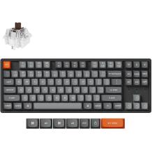 Keychron K8 Max klaviatuur K8M-J3, 87 nuppu, RGB LED taustavalgustus, traadita, Bluetooth 5.1, aku 4000mAh