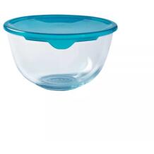 Pyrex Стеклянная чаша 33180P 2.3L, безопасно для морозильника, микроволновки, духовки, -40° до 300°