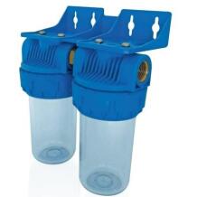 Amg Water Filters Dubultkorpuss filtram P331-D 5, 7302406, 180mm, 1/2", 5μm, 8bar, dubultais, 0°C līdz +40°C