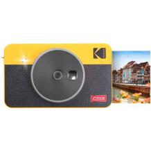Kodak Mini Shot 2 kaamera ja printer C210RY, 280g, kollane, automaatne fookus, sisseehitatud välk, aku, 20 fotot, 1.5h laadimine