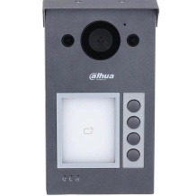 Dahua VTO3311Q-WP IP door intercom 4-button outdoor panel with Wi-Fi 2 MP HD camera 125° viewing angle IR night vision two-way audio IC card unlock PoE IP65 IK08 Grey