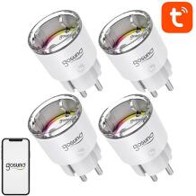 Gosund nutikas pistik EP2-4, 220-240V, 10A, 2500W, 4 tk, Wi-Fi 2.4GHz, ühilduv Amazon Alexa ja Google Assistantiga
