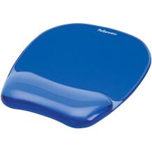 Fellowes geelpadi randme toe CRYSTAL 9114120, 230 x 202 x 32 mm, sinine, vastupidav, libisemisvastane