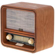 Adler Ретро Радио CR 1188, 530-1600 кГц, 87.5-108 МГц, 10 Вт, Bluetooth 5.0, дерево, портативное, аналоговый тюнер