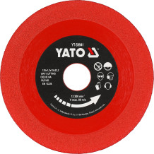 Dimanta diska asmens 125mm, 22,23mm montāžas caurums, sausai griešanai stiklam un keramikai YT-59941 YATO