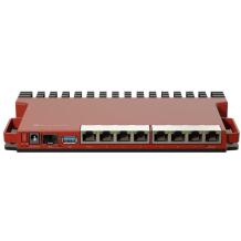 Mikrotik L009UIGS-RM маршрутизатор 8x 10/100/1000M, 1x SFP, 1x USB 3.0, 512MB ОЗУ, адаптер питания 24V 1.5A, комплект для монтажа