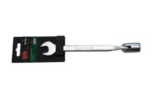 Atvērtā uzgriežņu atslēga ar šarnīru 18 mm, Rockforce, RF-75218, hromovanādija tērauds, 12-galvu galva