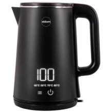 Eldom Belaidė virdulys C515C, 2000 W, 1.8 L, juoda, 220-240 V, 800 g, 360° sukamo pagrindo, vandens lygio indikatorius