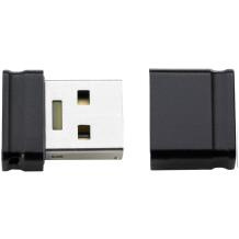 Intenso USB mälupulk 3500470 16 GB, USB 2.0, Lugemise kiirus 16,5 MB/s, Kirjutamise kiirus 6,5 MB/s, Must, Plastik, Tolmukindel